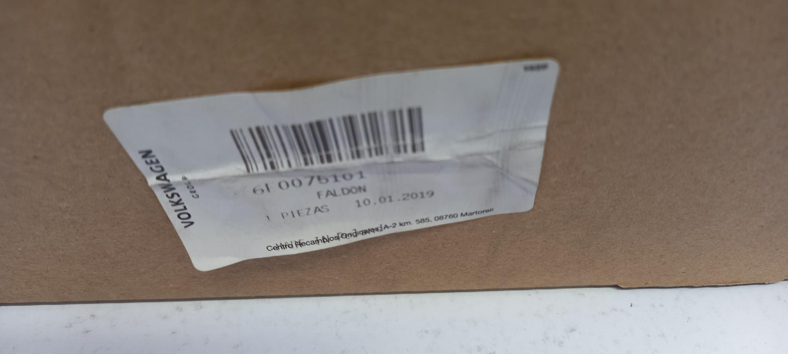 Original SEAT Ibiza V (6F) Schmutzfänger Satz (2-tlg) Hinten 6F0075101