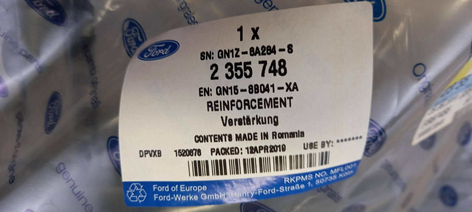Original OE FORD Schlossträger 2355748