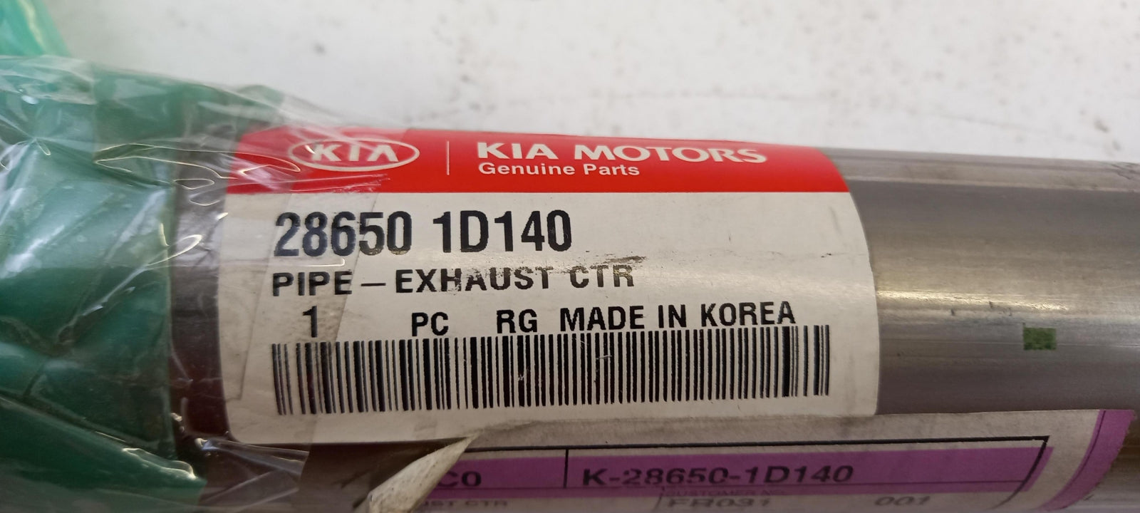 Original OE HYUNDAI/KIA Auspuffrohr 286501D140