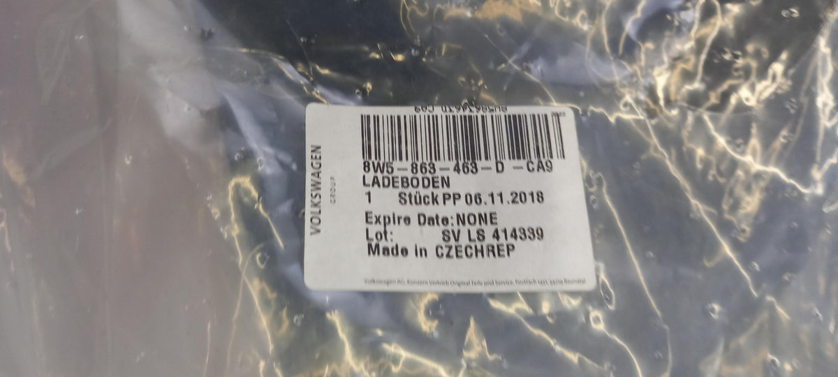 Original AUDI A4 8W A5 RS5 F5 Kofferraumteppich schwarz 8W5863463DCA9
