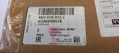 Original AUDI A6 A7 2019> Kombiinstrument 4K0920971C