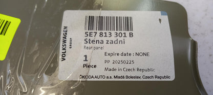 Original OE Volkswagen Heckblech Verstärkung 5E7813301B