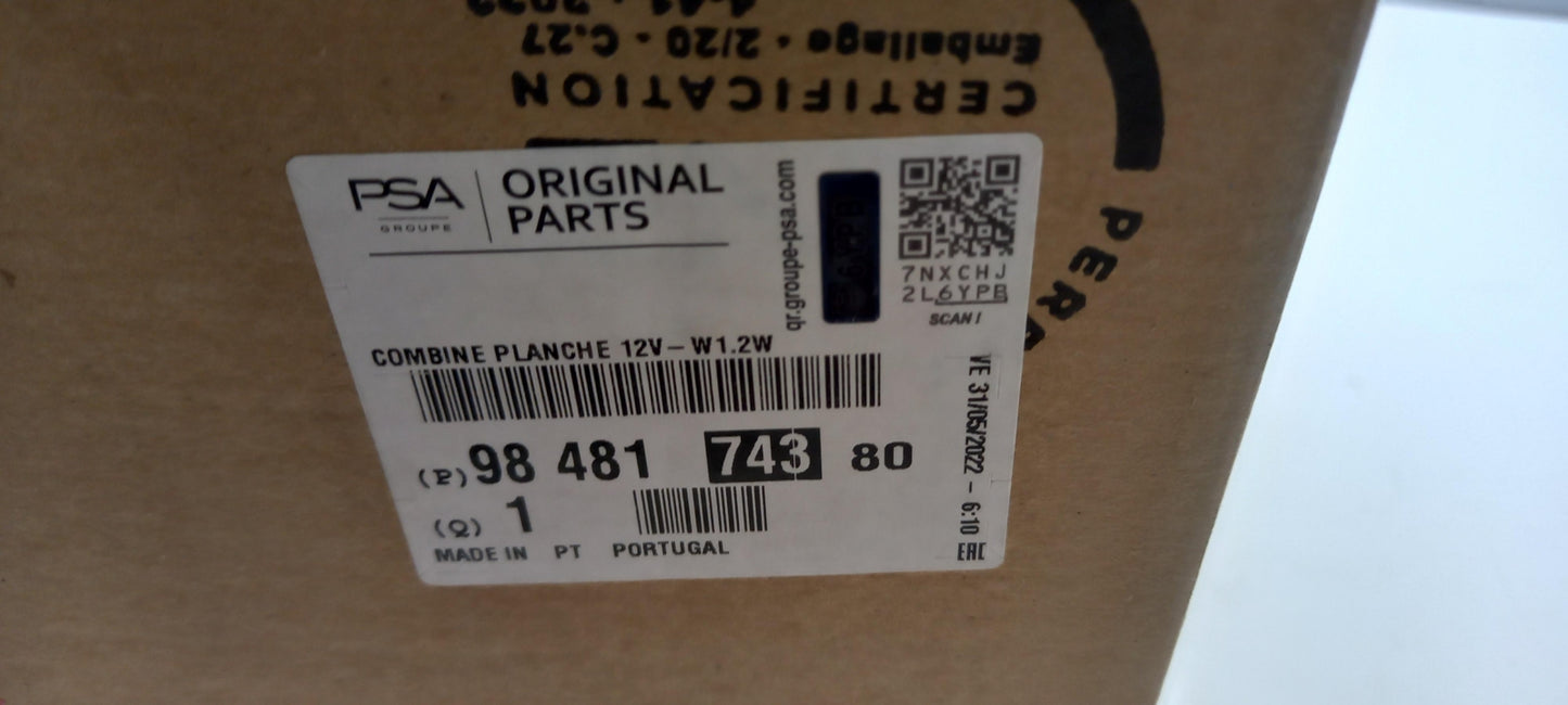 Original PEUGEOT 208 2008 II Kombiinstrument 9848174380