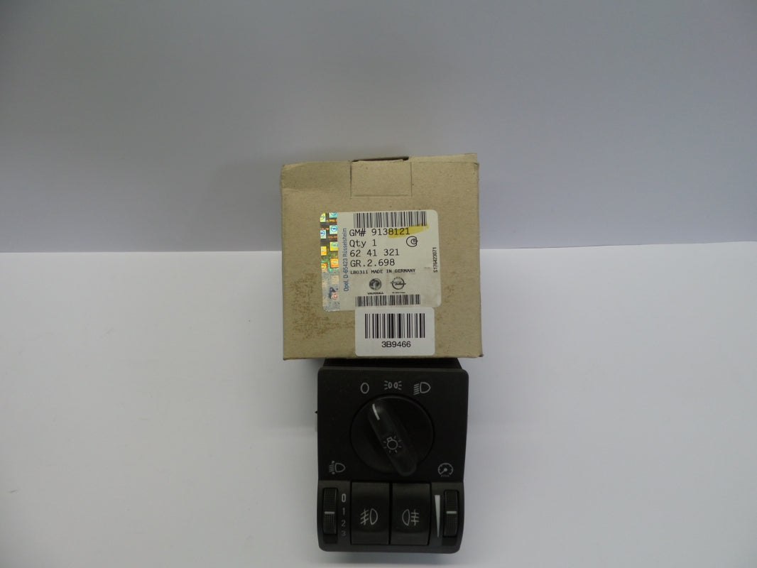 Original OPEL Corsa-C Tigra-B Lichtschalter Schalter schwarz 9138121 6428241