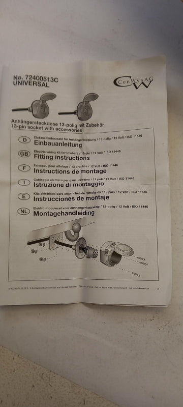 JAEGER Anhängerkupplung E-Satz für OPEL Vivaro-B RENAULT Trafic 13-pol 21500610