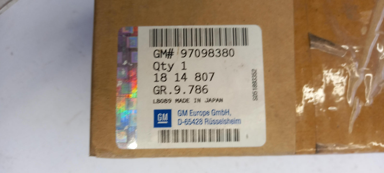 Original OPEL Monterey (M92 M98) Armaturentafel Luftdüse 97098380