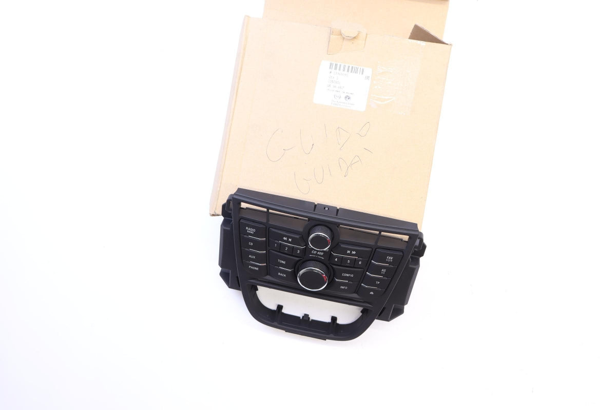 Original OPEL Astra-J Cascada Autoradio Bedienteil CD400 schwarz 13360091