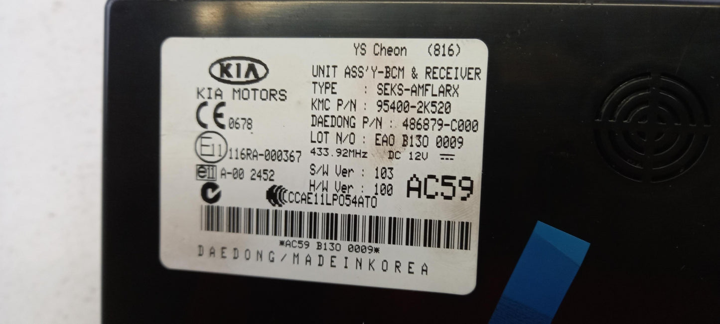 Original KIA Soul 11-13 Zentralverriegelung Steuergerät 954002K520