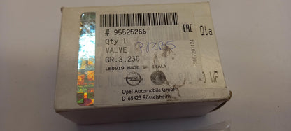Original OPEL Astra-J Insignia-A Meriva-B Zafira-C Ventil LPG 1.4L 95525266