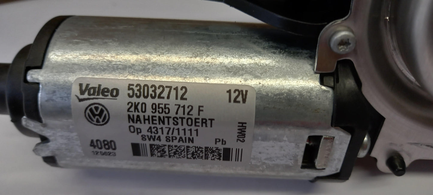 Original VW Caddy 2C 2K 04-15 Wischermotor hinten 2K0955712F
