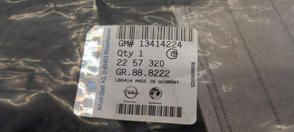 Original OPEL Insignia-A Rücklehnenbezug schwarz vorne rechts 13414224