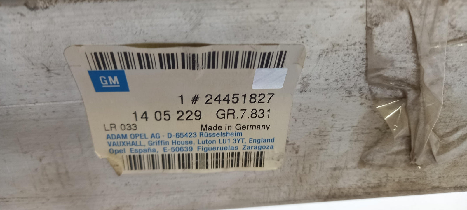 Original OPEL Signum Stoßstangenträger hinten 24451827