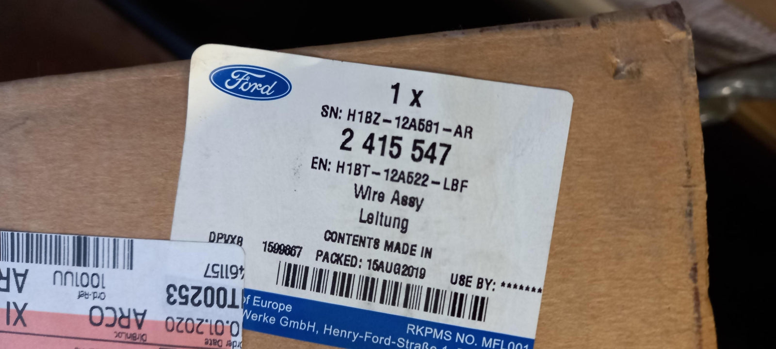 Original OE FORD Motor Kabelbaum 2415547