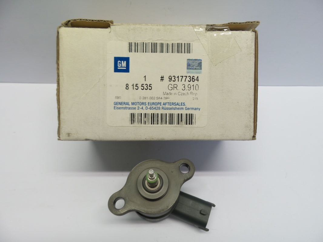 Original OPEL Corsa-C Meriva-A Kraftstoffdruck Steuerventil 1.3D 93177364