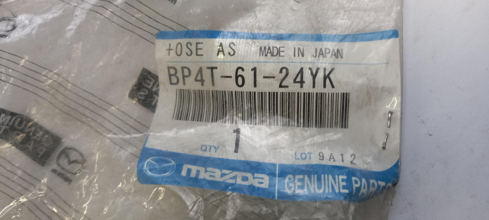 Original OE MAZDA Kühlmittelrohr BP4T6124YK