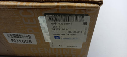 Original OPEL Movano-B Bremsscheibe (1 Stück) 305x12mm hinten 93168847