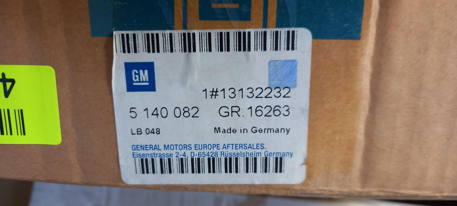 Original OPEL Zafira-B Fensterheber mit  Motor hinten rechts 13132232
