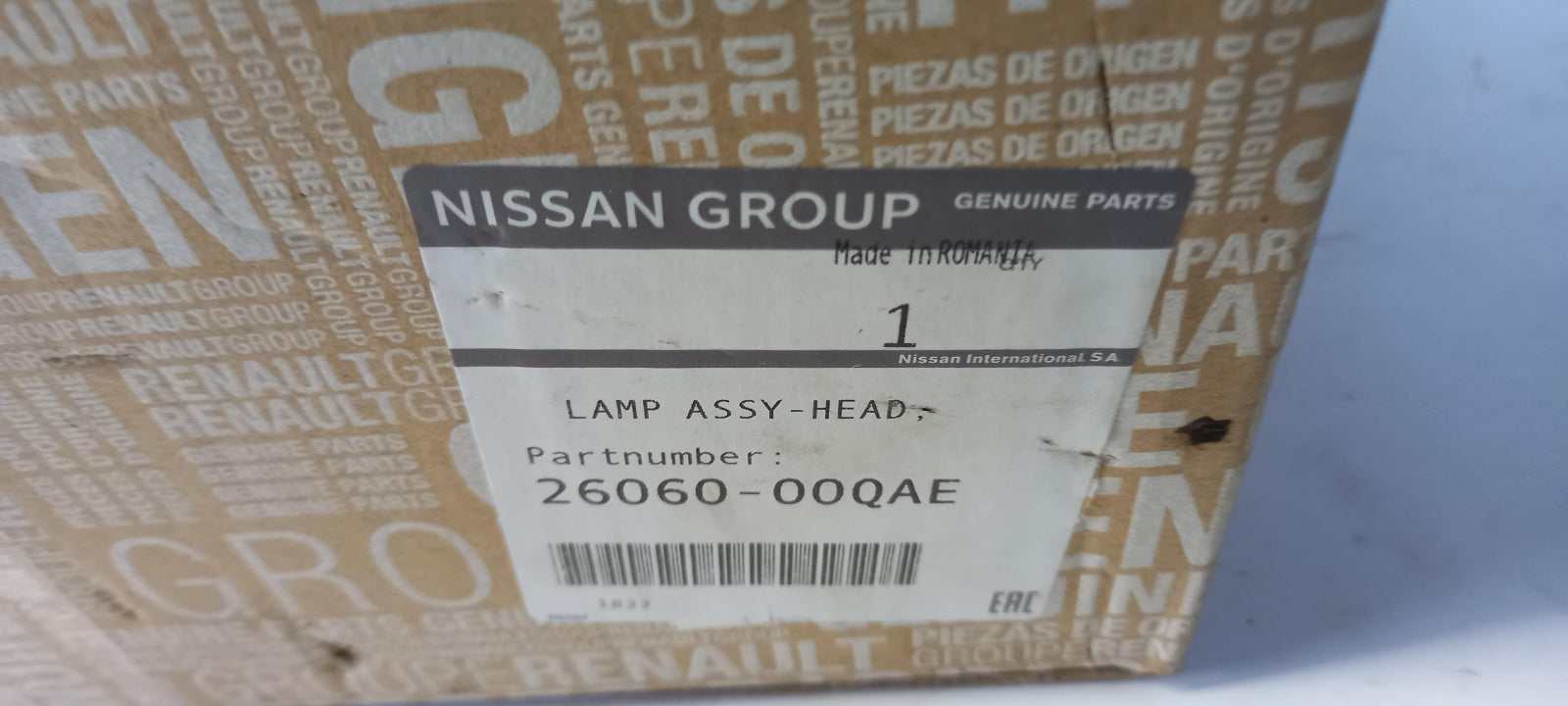 Original NISSAN Primastar 06-14 Frontscheinwerfer Scheinwerfer Links 2606000QAE