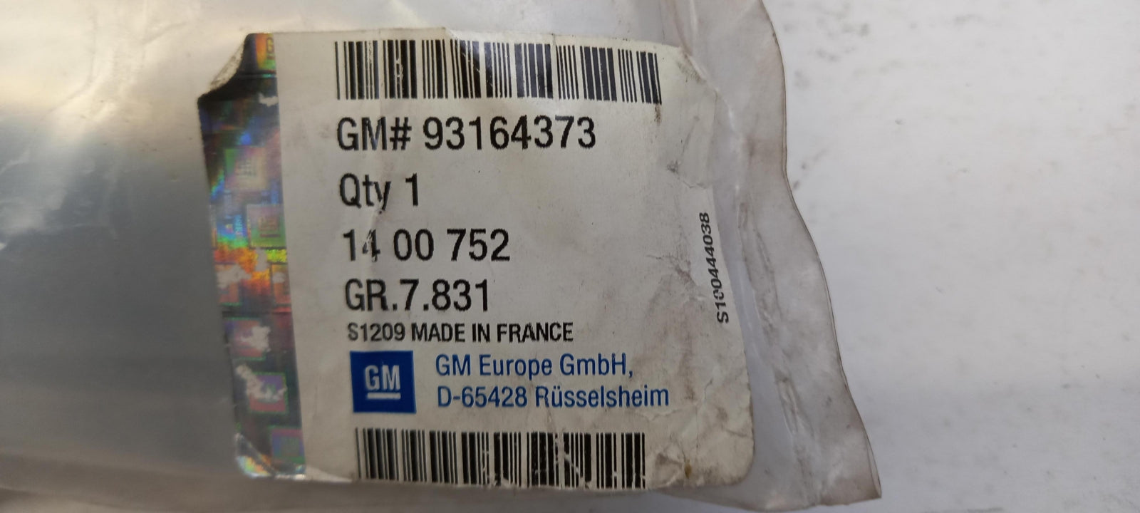 Original OE OPEL Stoßfänger Lüftungsgitter 93164373