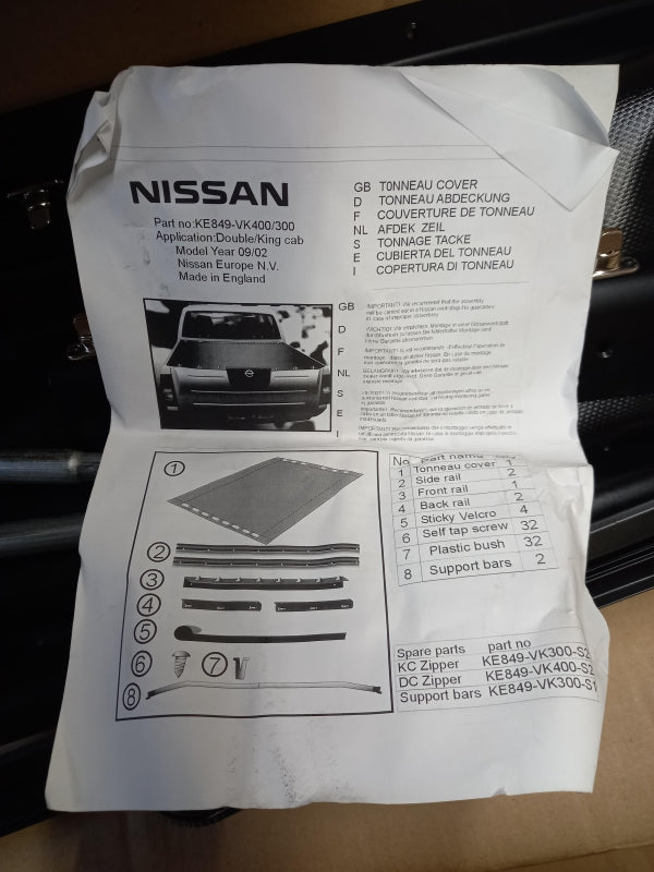 Original OE NISSAN Sonnenschutzrollo KE849VK300