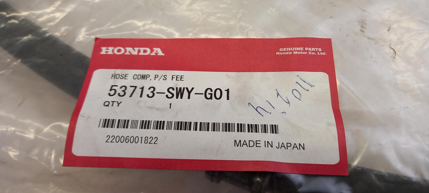Original OE HONDA Lenkung Hydraulikschlauch 53713SWYG01