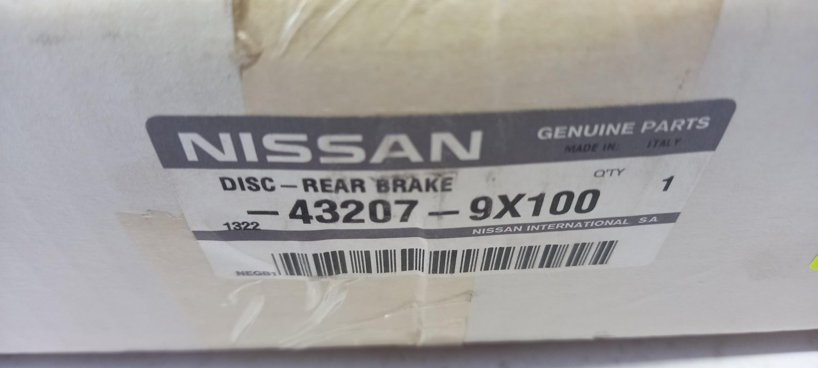 Original OE NISSAN Bremsscheibe (1 Stück) 432079X100