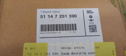 Original OE BMW Tür Zierleiste 51147251590