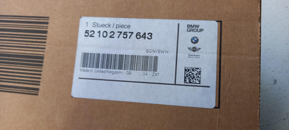 Original MINI R55 R57 R58 R59 R61 Sitzverkleidung außen links 52102757643