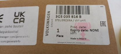 Original OE Volkswagen Multimedia Haupteinheit 3G5035816B