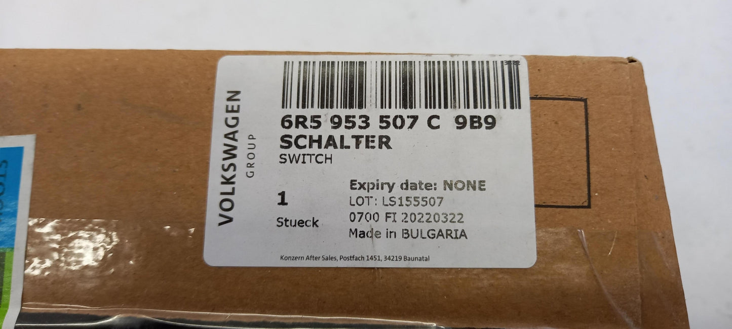 Original OE Volkswagen Lenkstockschalter 6R5953507C9B9