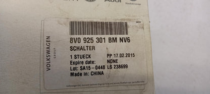 Original AUDI A3 8V Schaltereinheit soulschwarz 8V0925301BMNV6