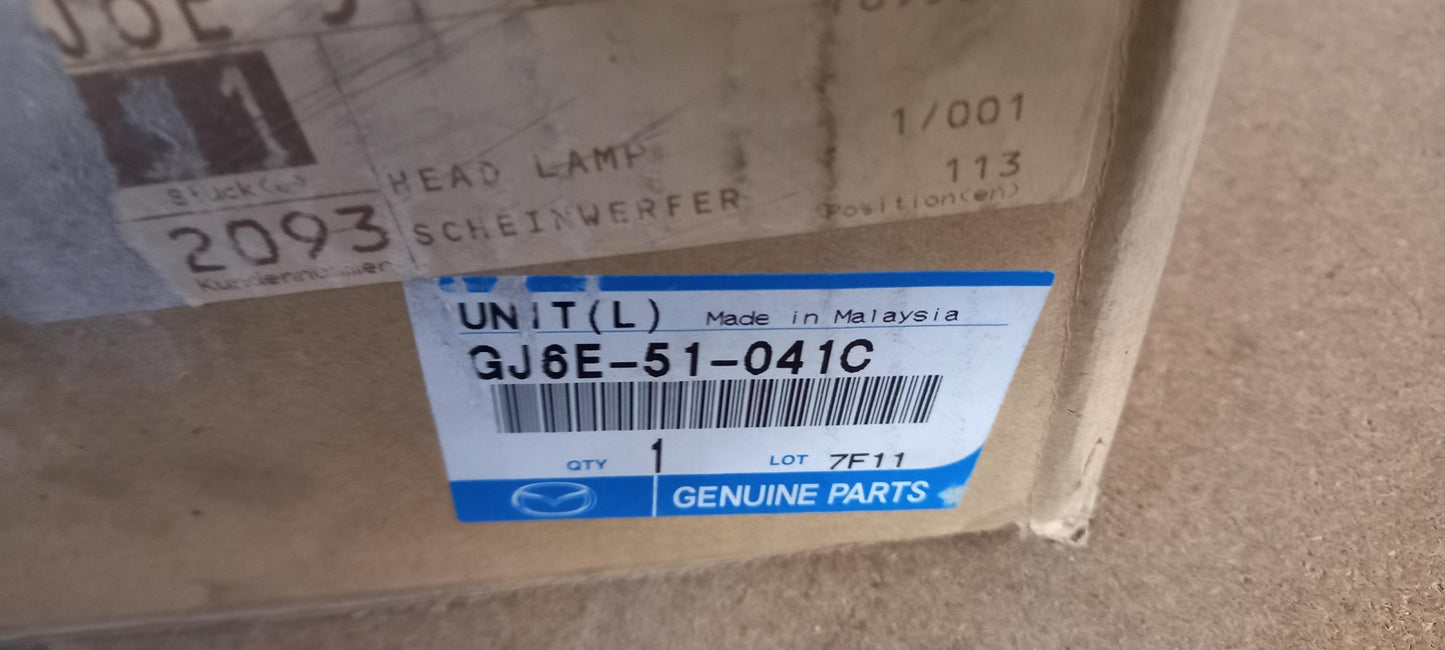Original OE MAZDA Scheinwerfer GJ6E51041C