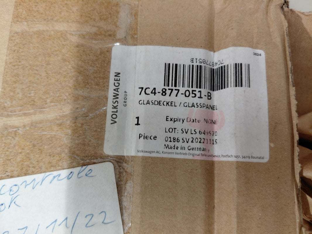 Original OE Volkswagen Schiebedach 7C4877051B
