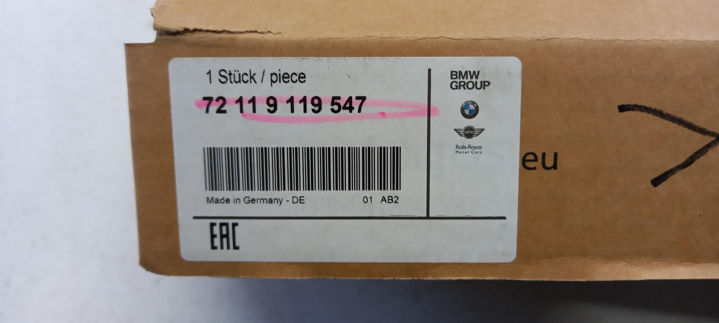 Original OE BMW Sicherheitsgurt Gurtstraffer 72119119547