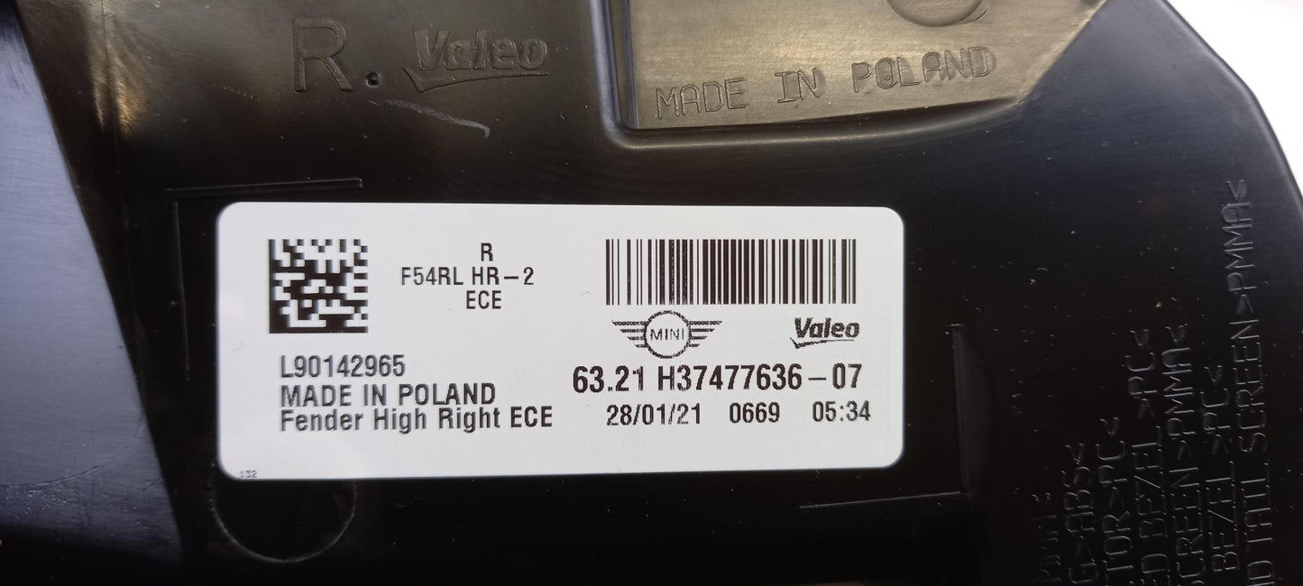 Original MINI Clubman F54 LED Heckleuchte Union Jack rechts 63217477636