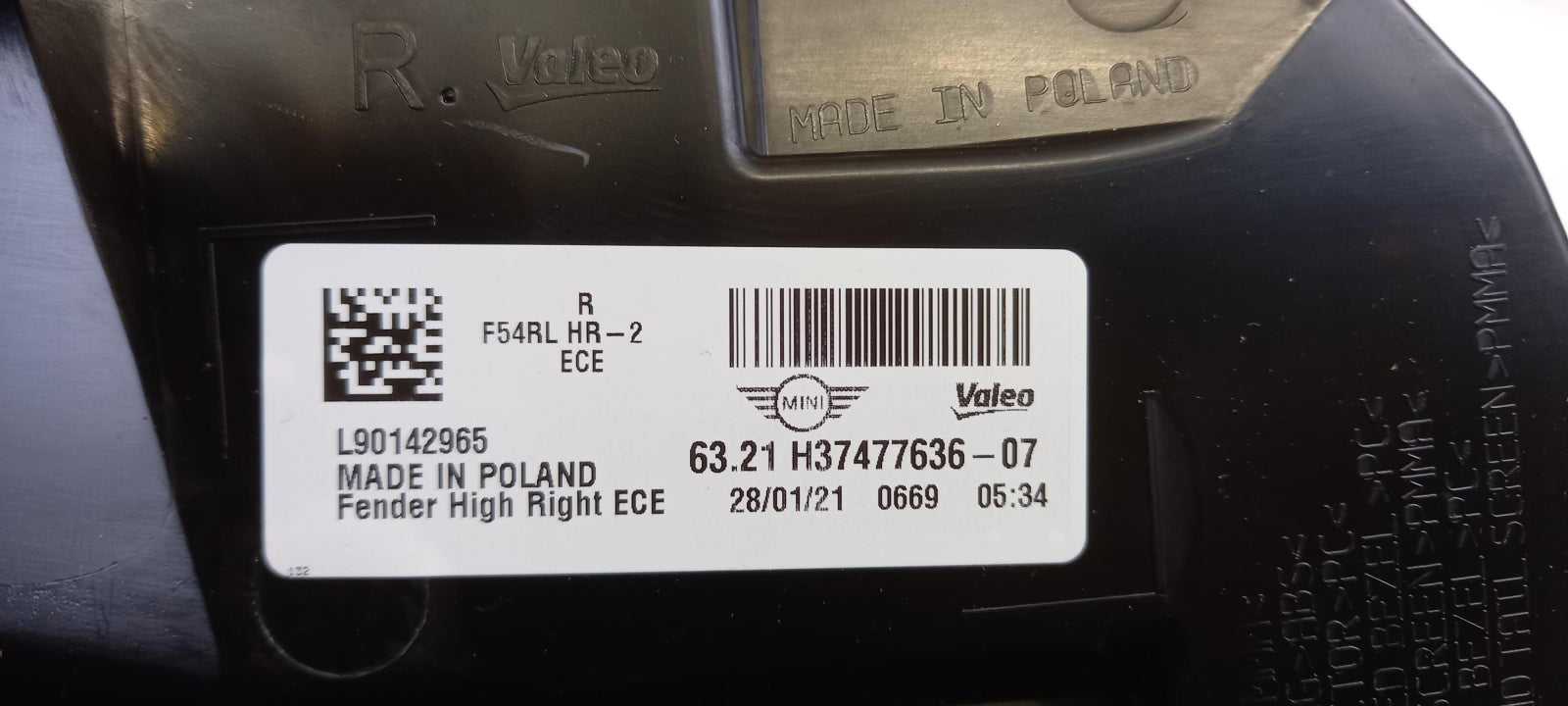 Original MINI Clubman F54 LED Heckleuchte Union Jack rechts 63217477636