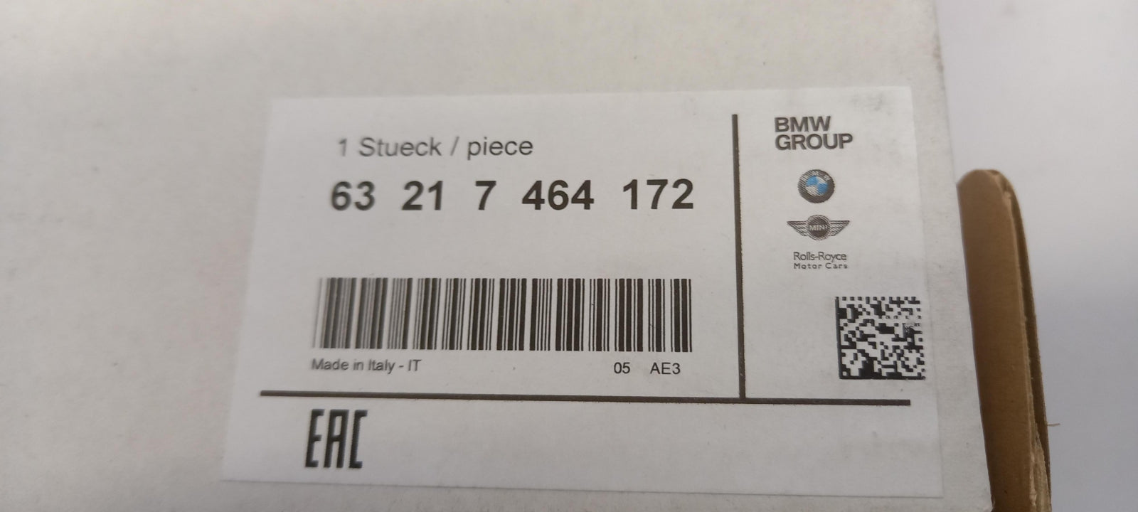 Original OE BMW Scheinwerfer Zierleiste 63217464172