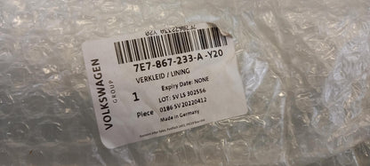 Original OE Volkswagen Säulenverkleidung 7E7867233AY20