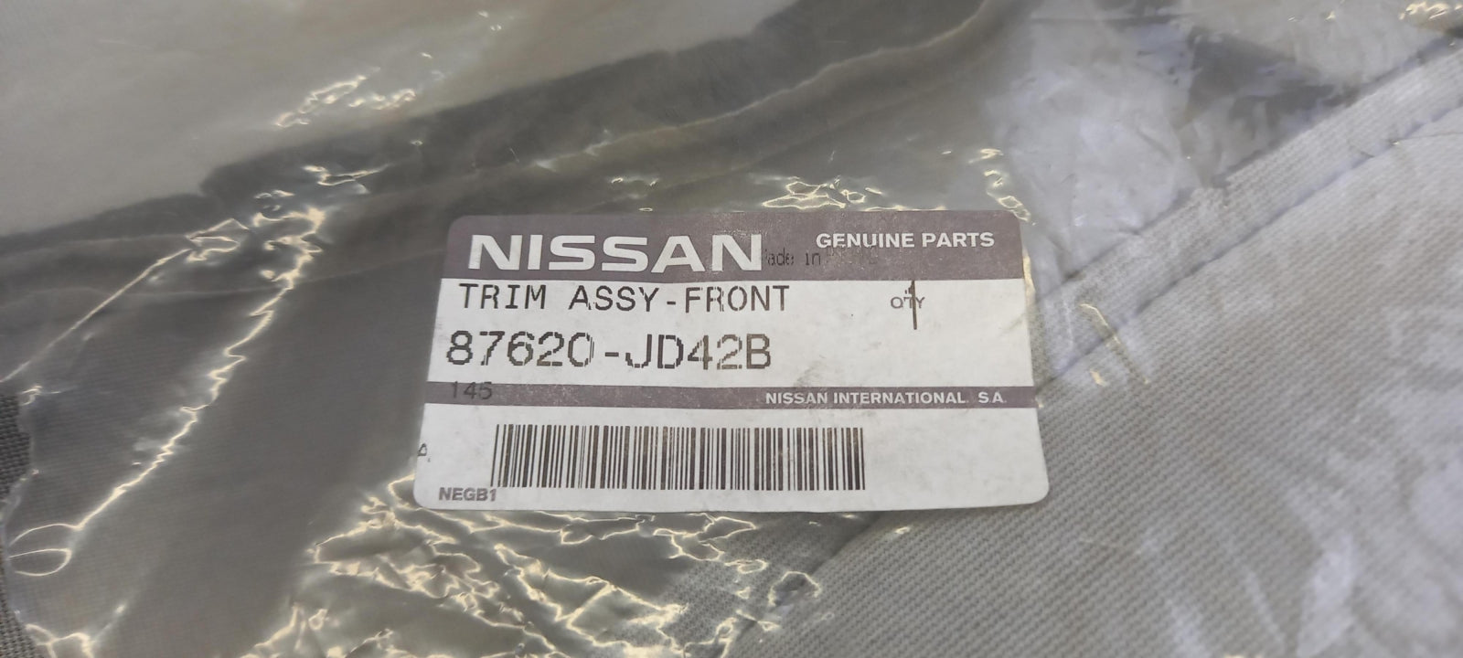 Original OE NISSAN Sitzbezug 87620JD42B
