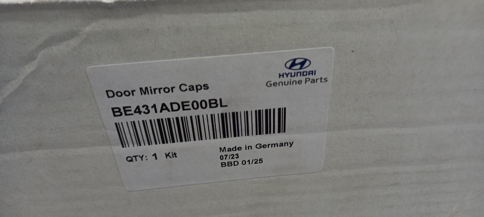 Original OE HYUNDAI/KIA Außenspiegel Abdeckung BE431ADE00BL