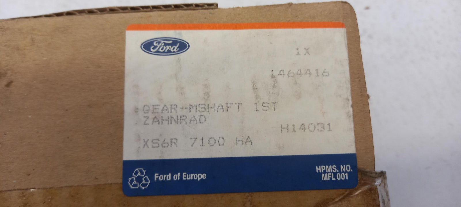 Original OE FORD Getriebe Zahnrad 1464416