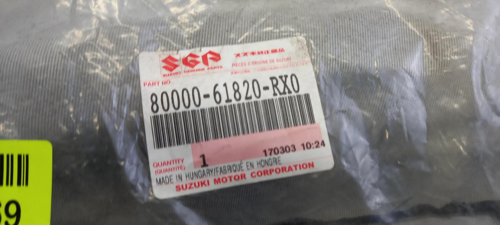 Original OE SUZUKI Sitzbezug 8000061820RX0