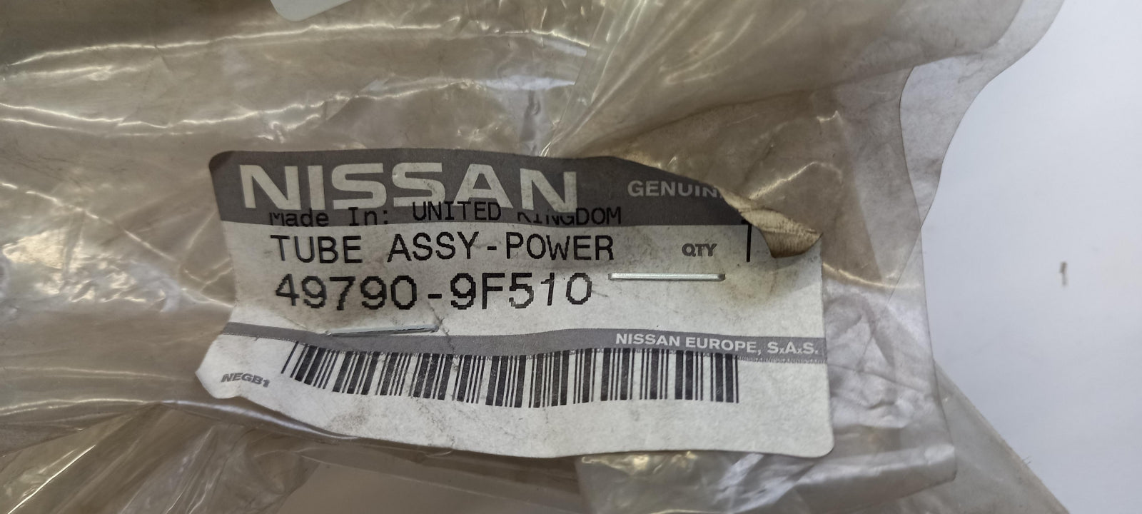 Original OE NISSAN Lenkung Hydraulikschlauch 497909F510