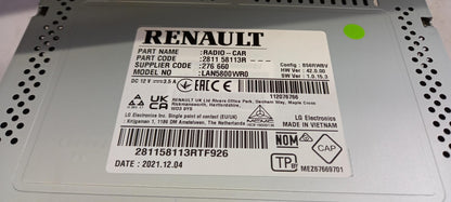 Original OE RENAULT Multimedia Haupteinheit 281158113R