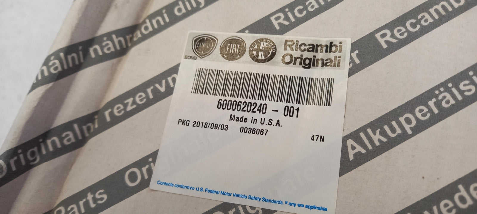 Original OE FIAT Armlehne 6000620240