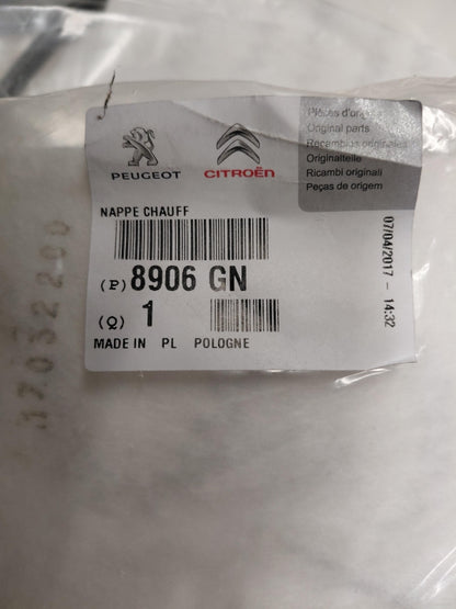 Original OE Peugeot Sitzheizung 8906GN