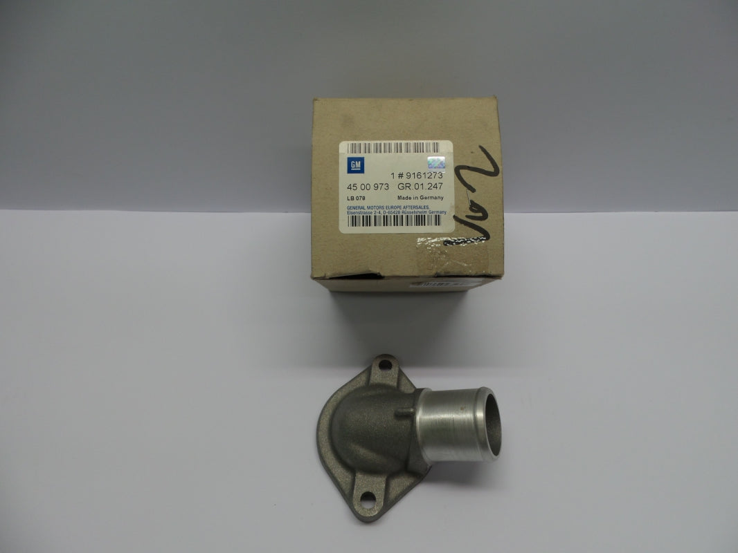 Original OPEL Movano-A thermostat housing water outlet flange 9161273 