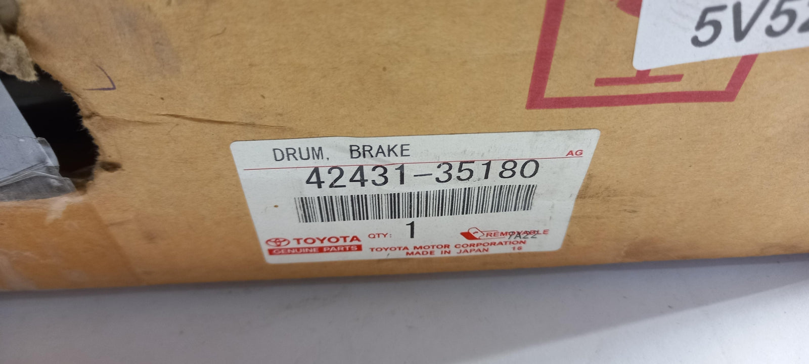 Original OE TOYOTA Bremstrommel 4243135180