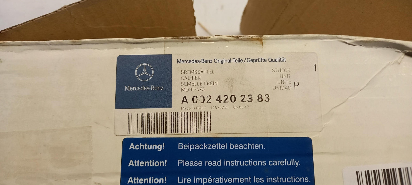 Original OE MERCEDES-BENZ Bremssattel A0024202383