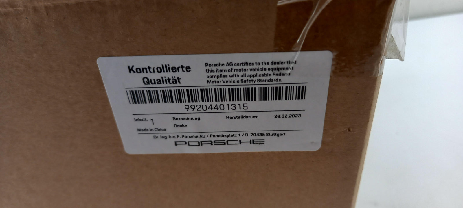 Original OE PORSCHE Geschenkset 99204401315